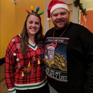 Thanos Tacky Christmas Sweatshirt